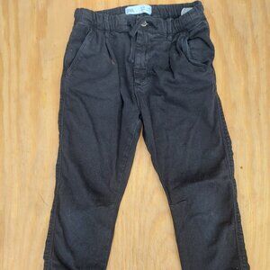 Zara Boys’ Black Casual Pants Size 8